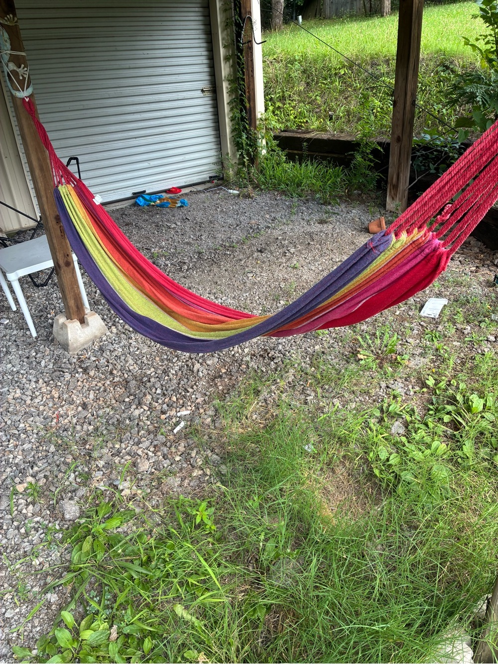 Colorful Striped Cotton Hammock